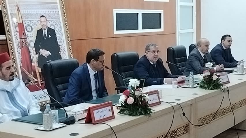 فطاح يرسم ملامح مرحلة جديدة بالإدارة الترابية خلال تنصيب الكاتب العام لآسفي